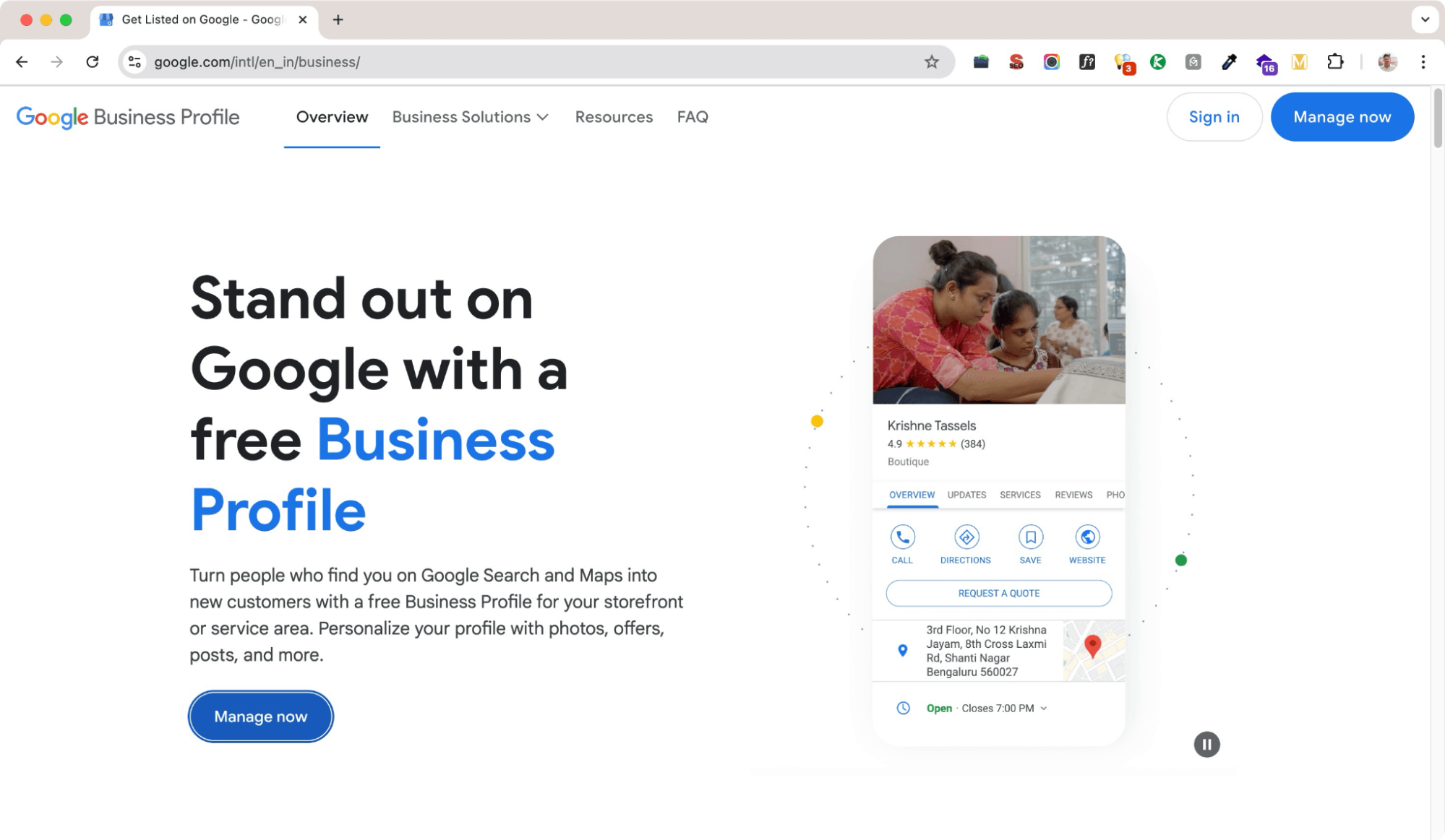 Setting up Google Business Profile is one of the local SEO strategies.