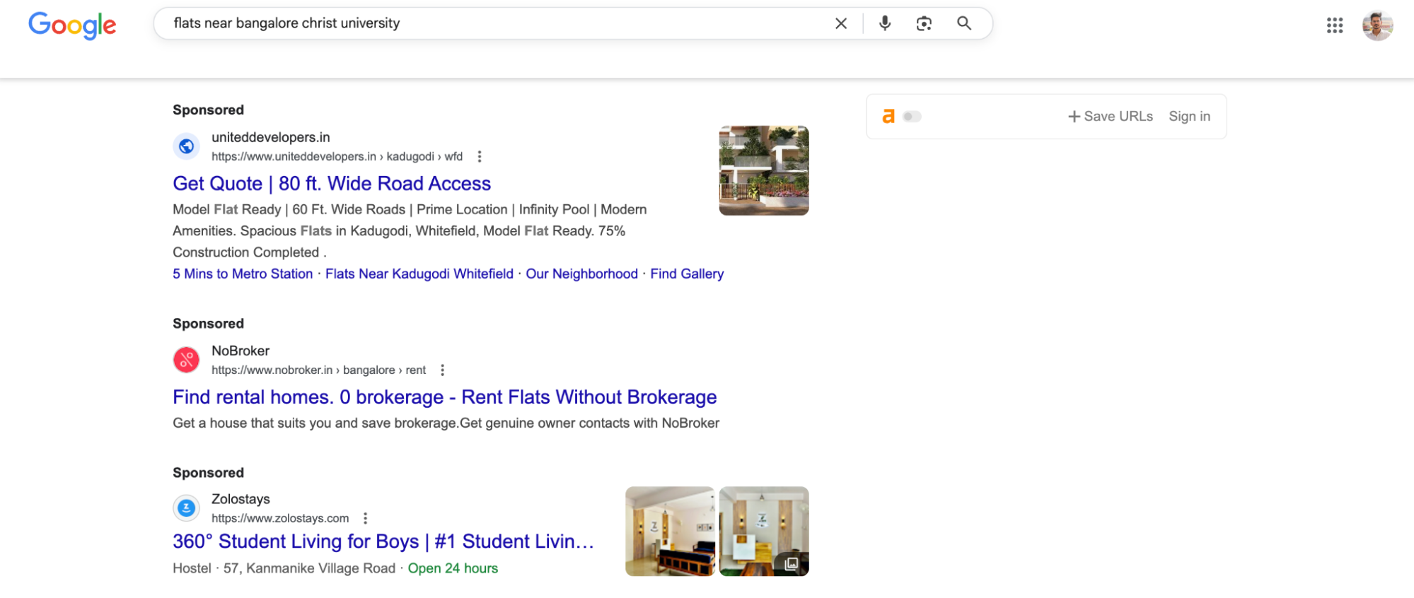 Hyper-local Google Ads targeting buyers by area and budget.