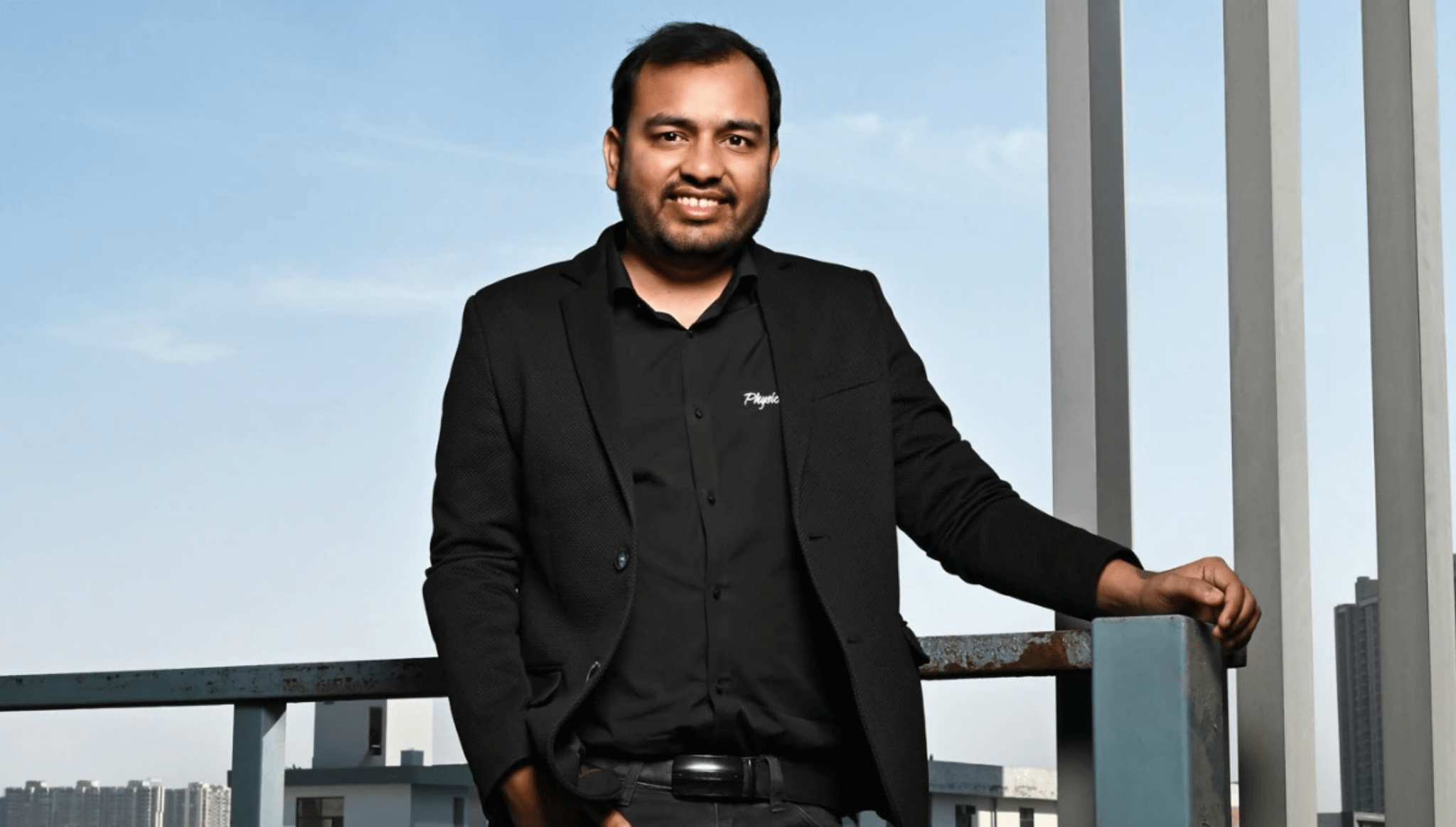 Alakh Pandey, founder and CEO of Physics Wallah in India.