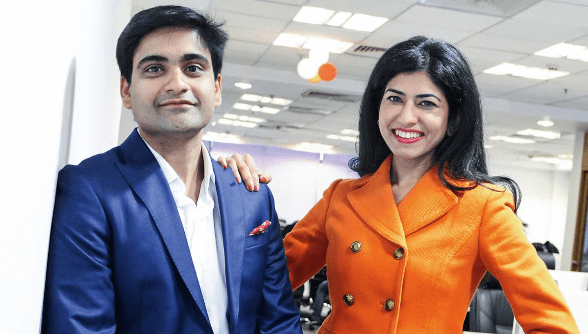 Swati Bhargava and Rohan Bhargava, co-founders of CashKaro and EarnKaro in India.