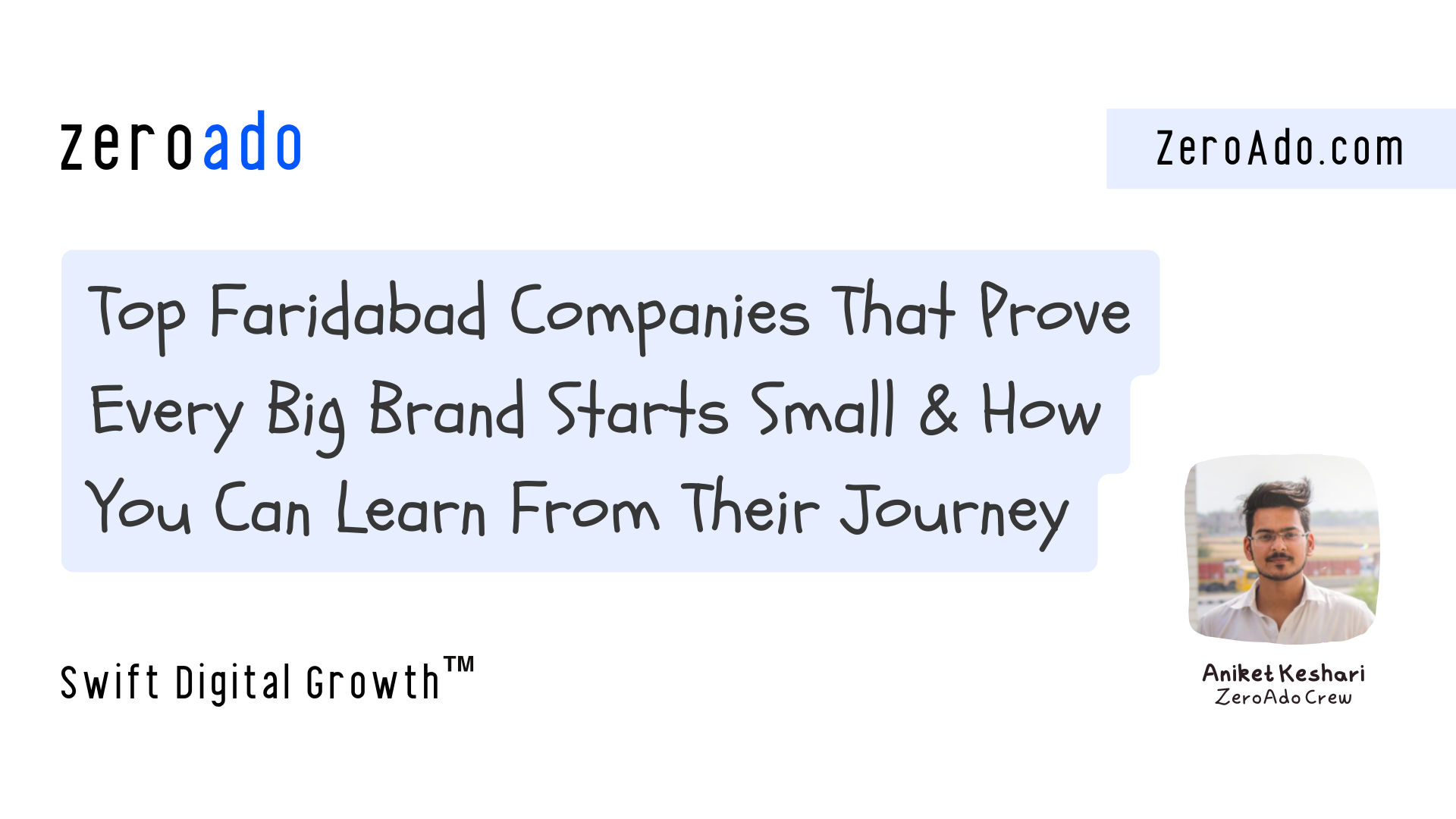 Top companies in Faridabad by ZeroAdo.