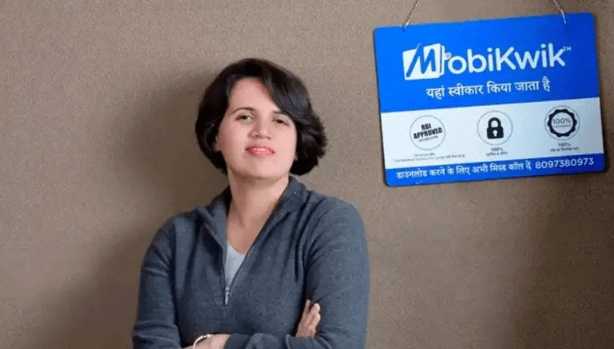 Upasana Taku, co-founder and COO of MobiKwik in India.