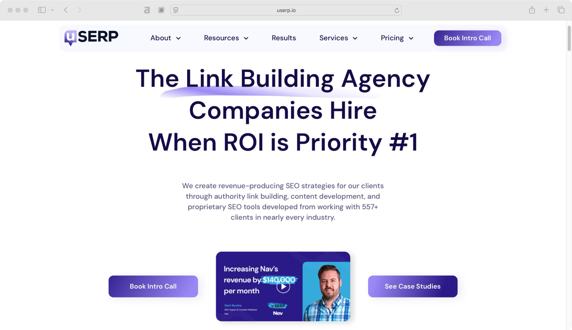 uSERP is one of the best link building services agencies, helping brands earn high-authority backlinks.