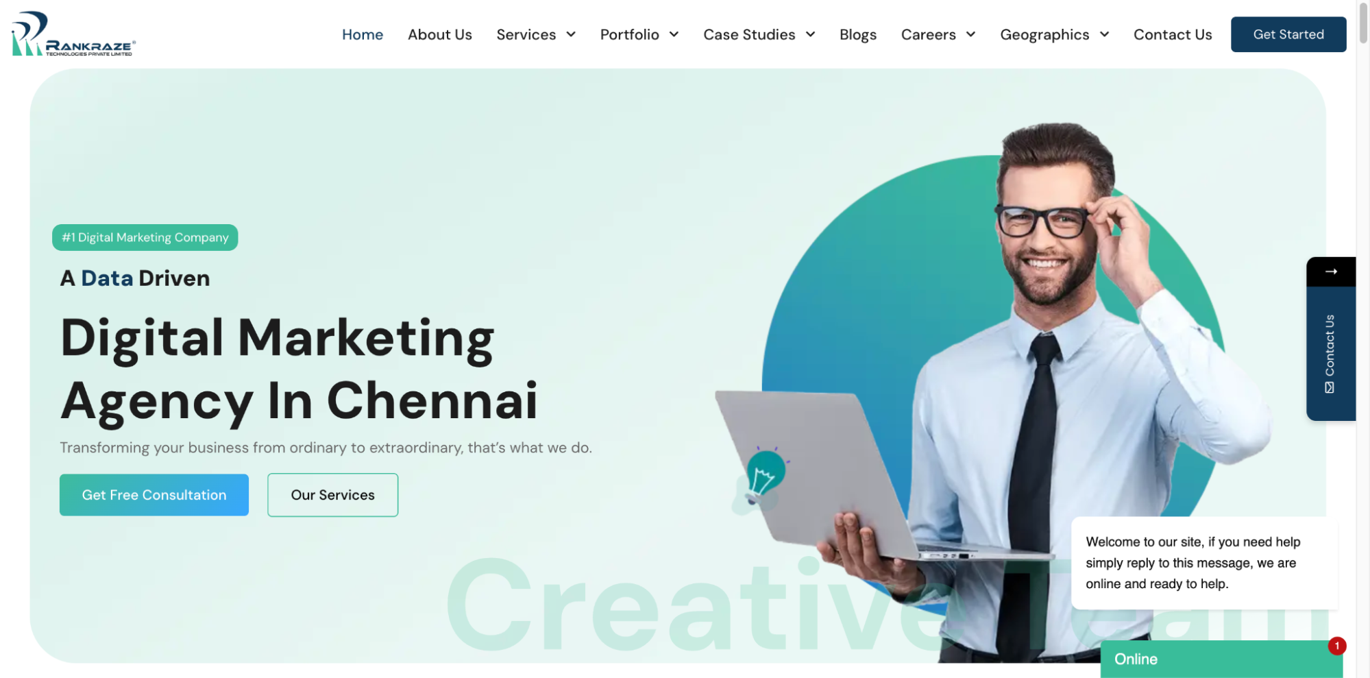 Rankraze is one of the top digital marketing companies in Chennai offering creative and data-driven campaigns.