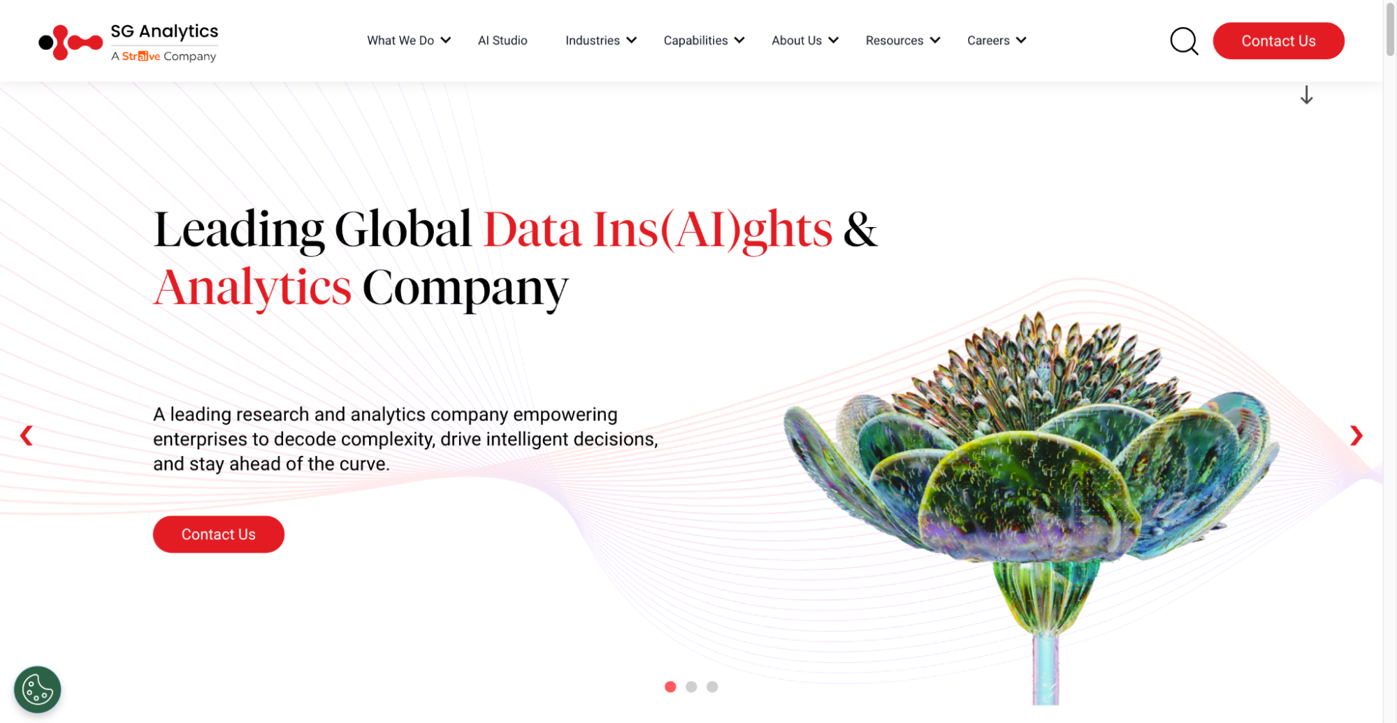 SG Analytics is a data research and analytics company founded by Sushant Gupta in Delhi.