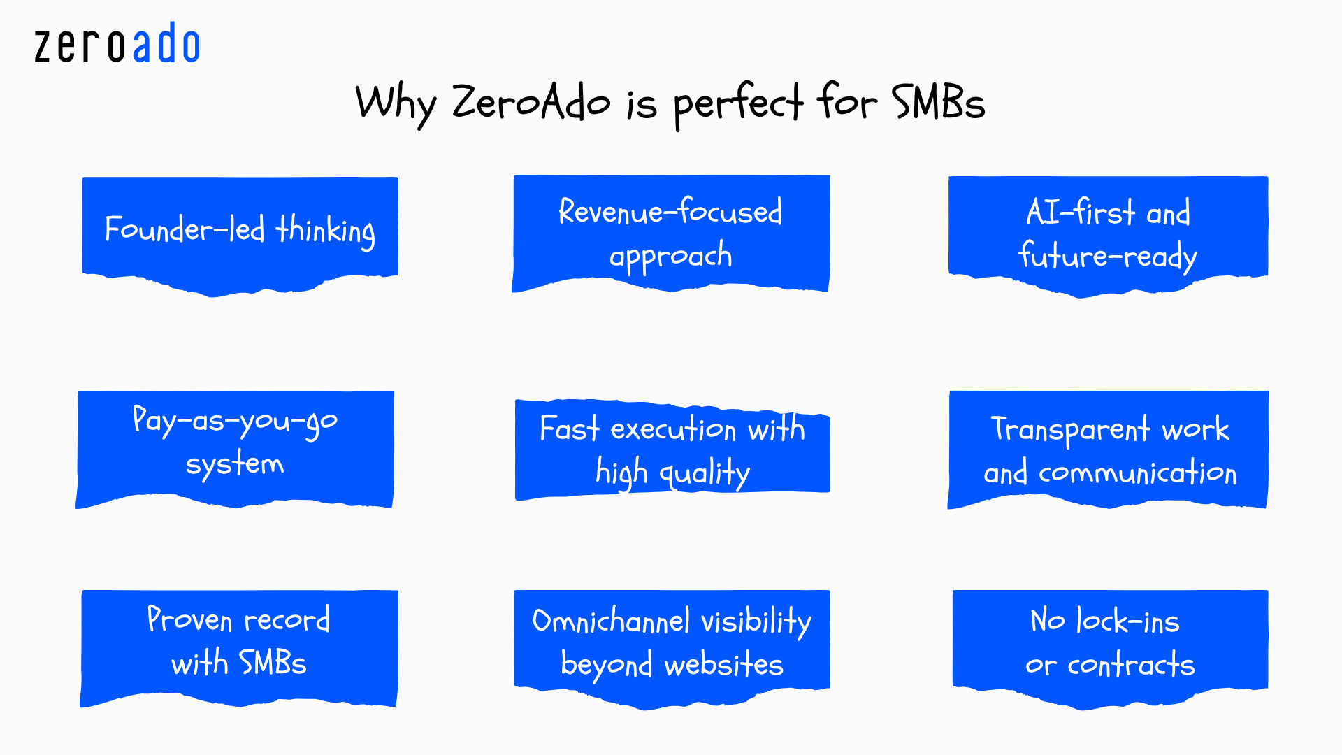 Why ZeroAdo is the best SEO agency for small businesses.