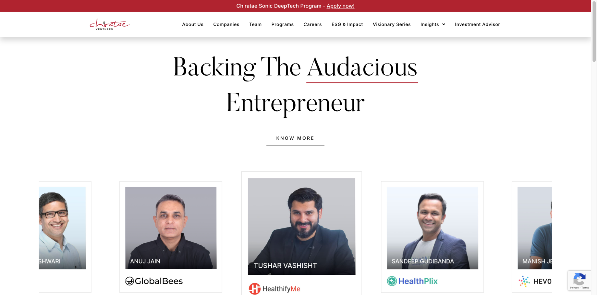 Chiratae Ventures is a venture capital firm in Bangalore that invests in early and growth-stage startups.