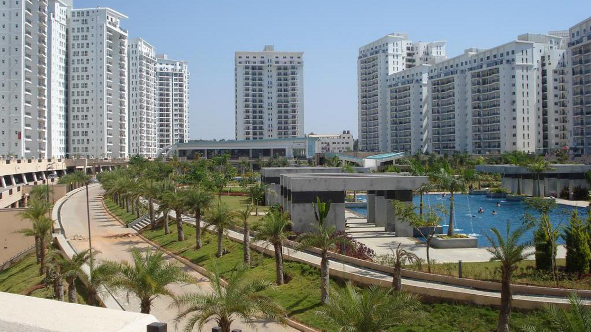Whitefield business hub in Bangalore with IT parks, tech companies, and modern office spaces.