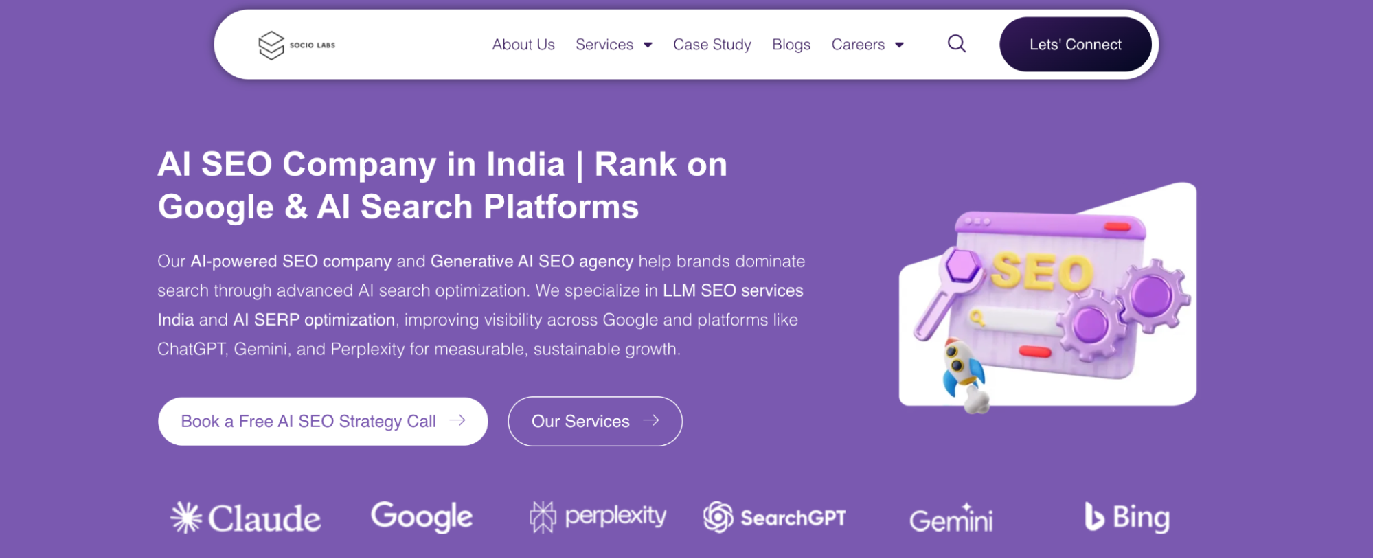 Socio Labs offers AI SEO services and generative engine optimization in India.