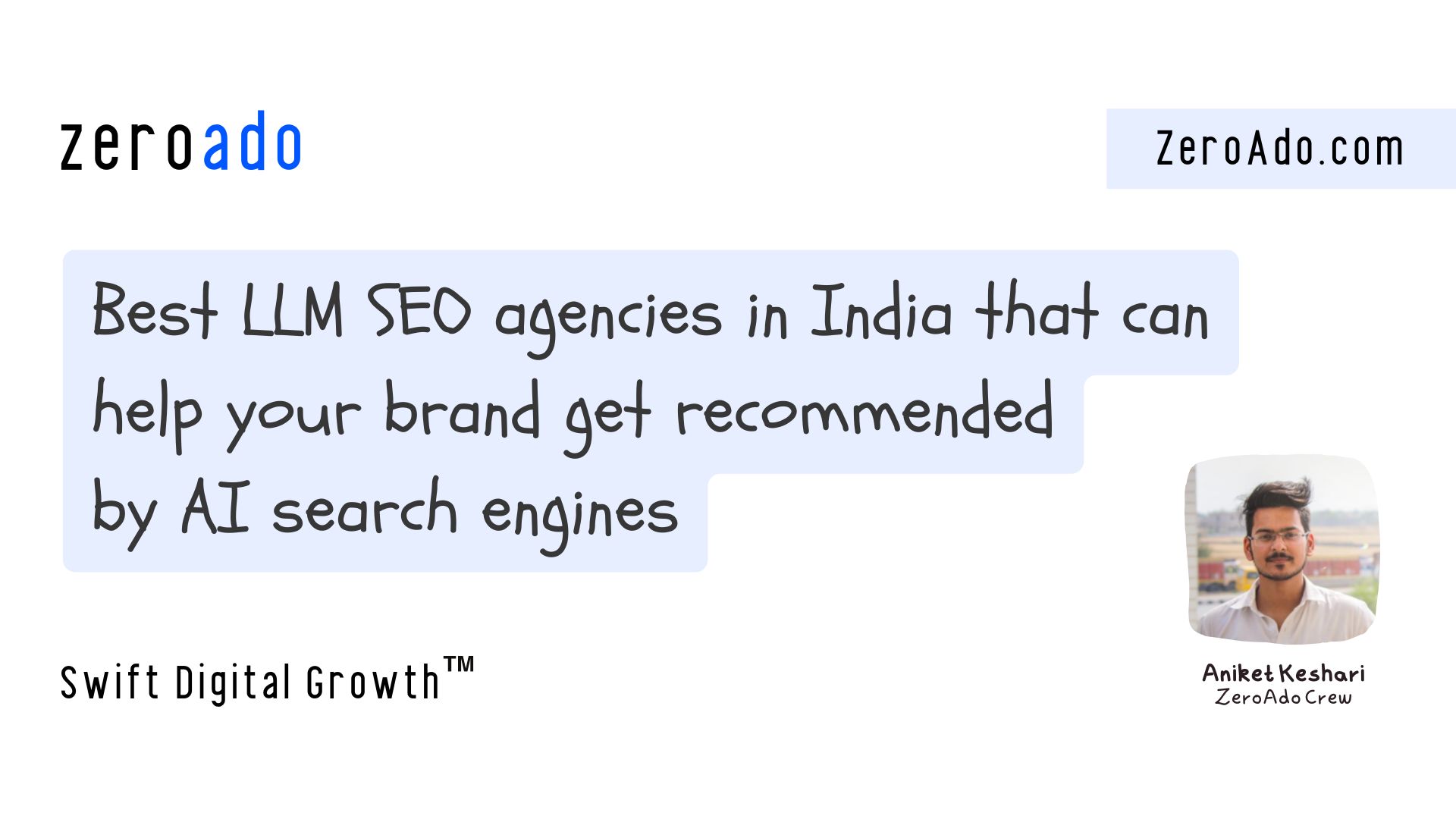Best LLM SEO agencies in India for AI search.